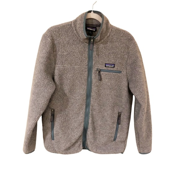 Patagonia Women's Retro Pile Fleece Jacket Salt Gray Medium - Picture 5 of 11